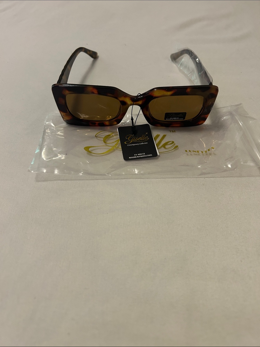 Tortoise Square Sunglasses - Brown